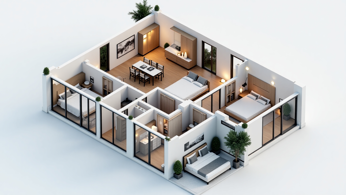 3 BHK Floor Plan