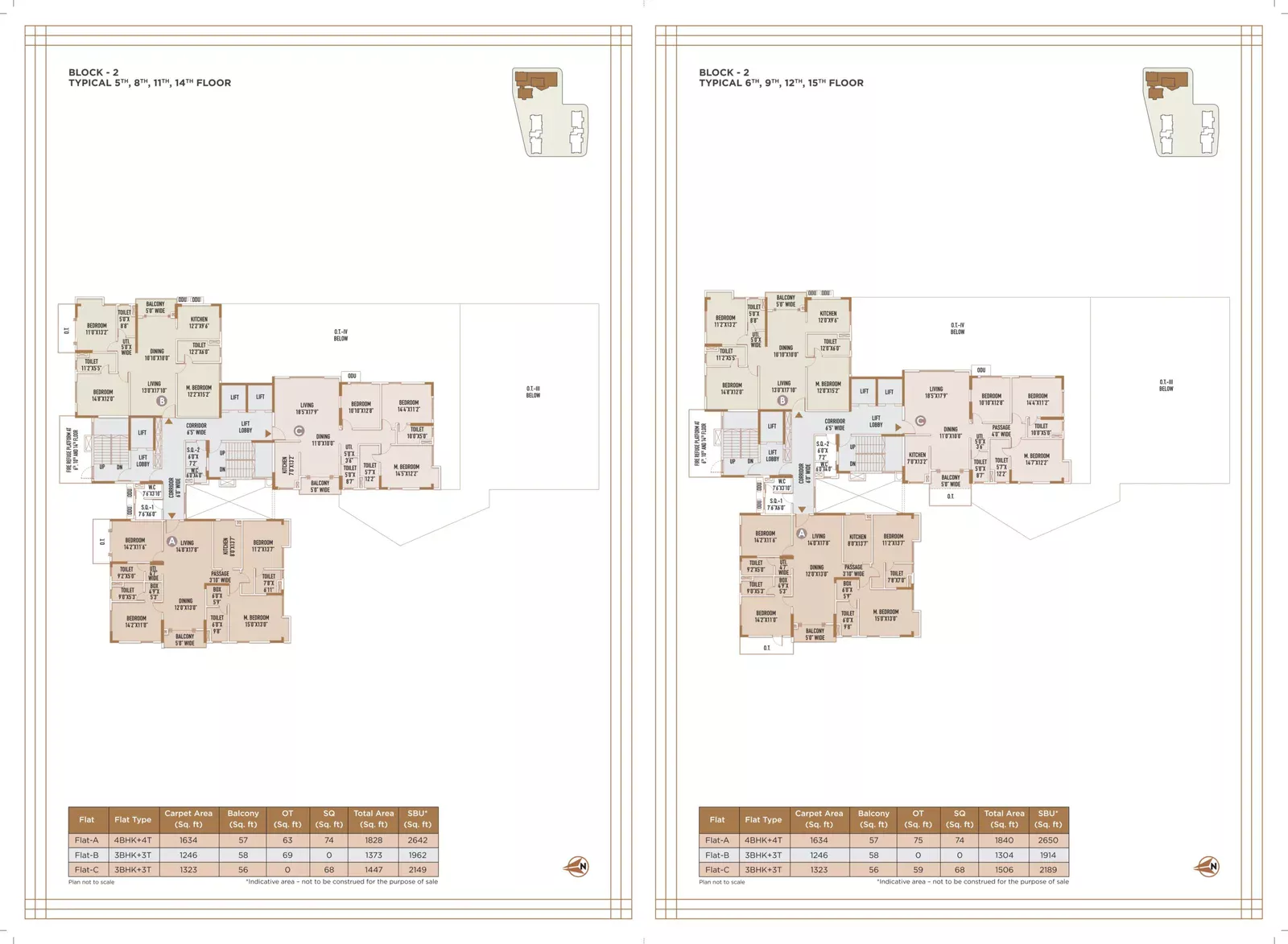 4 BHK Floor Plan